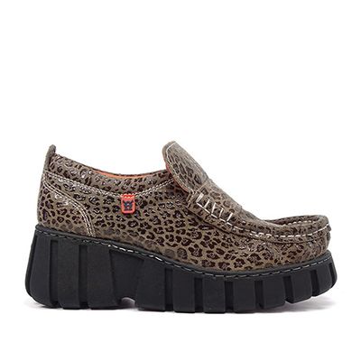 Queensize 4033 Taupe Leopard