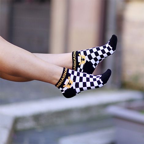 MAG SOKKEN Black/White sneaker